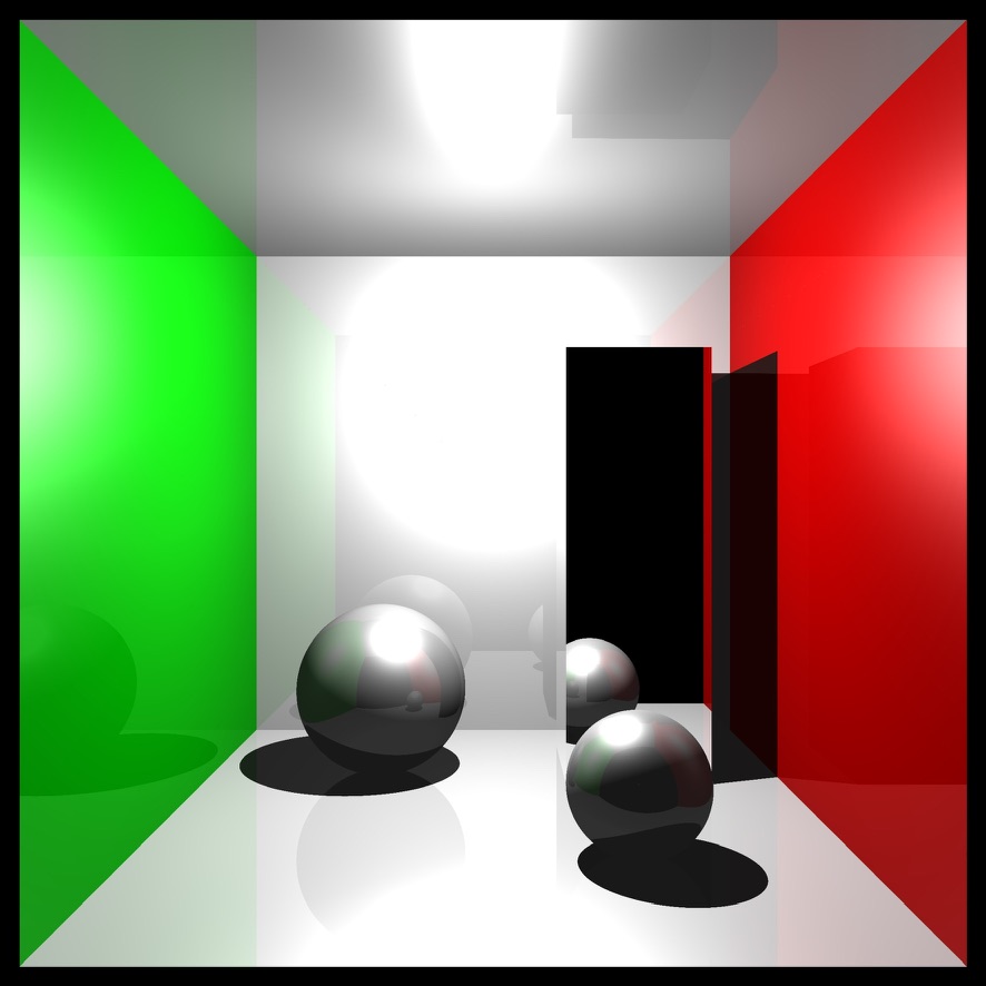 Raytracing result